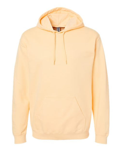 Gildan Softstyle® Midweight Hooded Sweatshirt SF500 Yellow Haze Custom Embroidered Business Logo