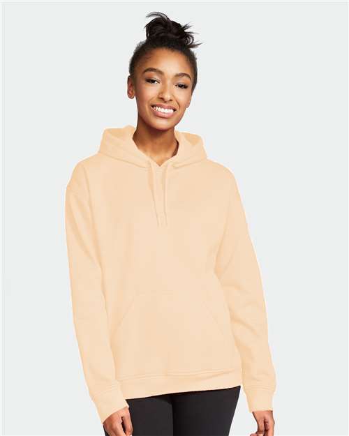 Custom Embroidered  Gildan Softstyle® Midweight Hooded Sweatshirt SF500 Yellow Haze