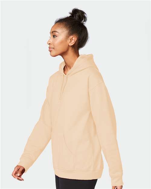 Gildan Softstyle® Midweight Hooded Sweatshirt SF500 Yellow Haze Custom Embroidered Business Logo