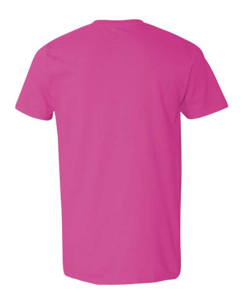 Gildan Softstyle® T-Shirt 64000 Heliconia Custom Embroidered Business Logo