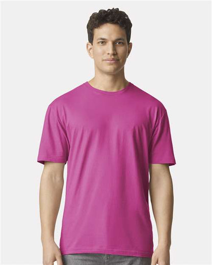 Custom Embroidered  Gildan Softstyle® T-Shirt 64000 Heliconia