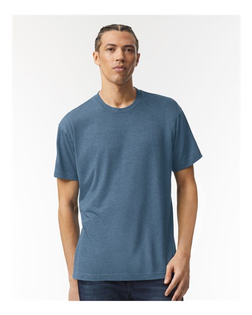 Custom Embroidered  American Apparel Triblend Track Tee TR401  