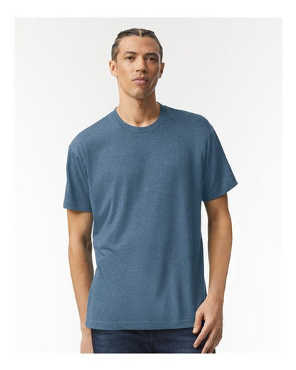 Custom Embroidered  American Apparel Triblend Track Tee TR401  