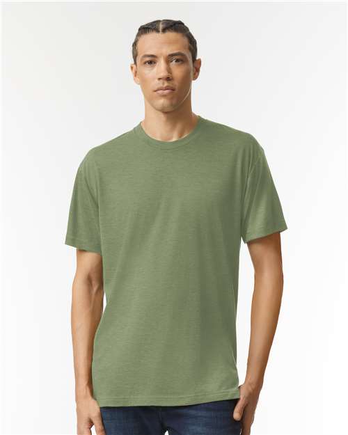 Custom Embroidered  American Apparel Triblend Track Tee TR401  