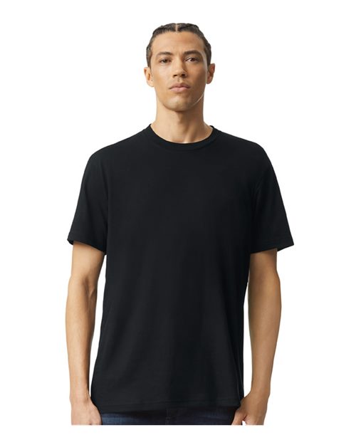 Custom Embroidered  American Apparel CVC Tee 2001CVC Black