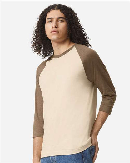 American Apparel CVC Three-Quarter Sleeve Tee 2003CVC