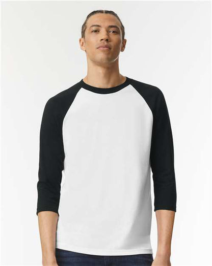 Custom Embroidered  American Apparel CVC Three-Quarter Sleeve Tee 2003CVC  