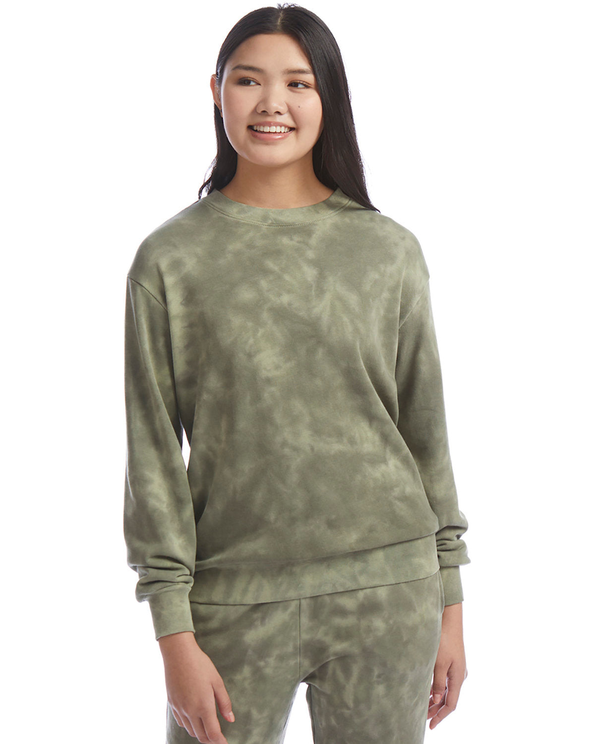 Alternative Ladies' Washed Terry Throwback Pullover Sweatshirt 9903ZT