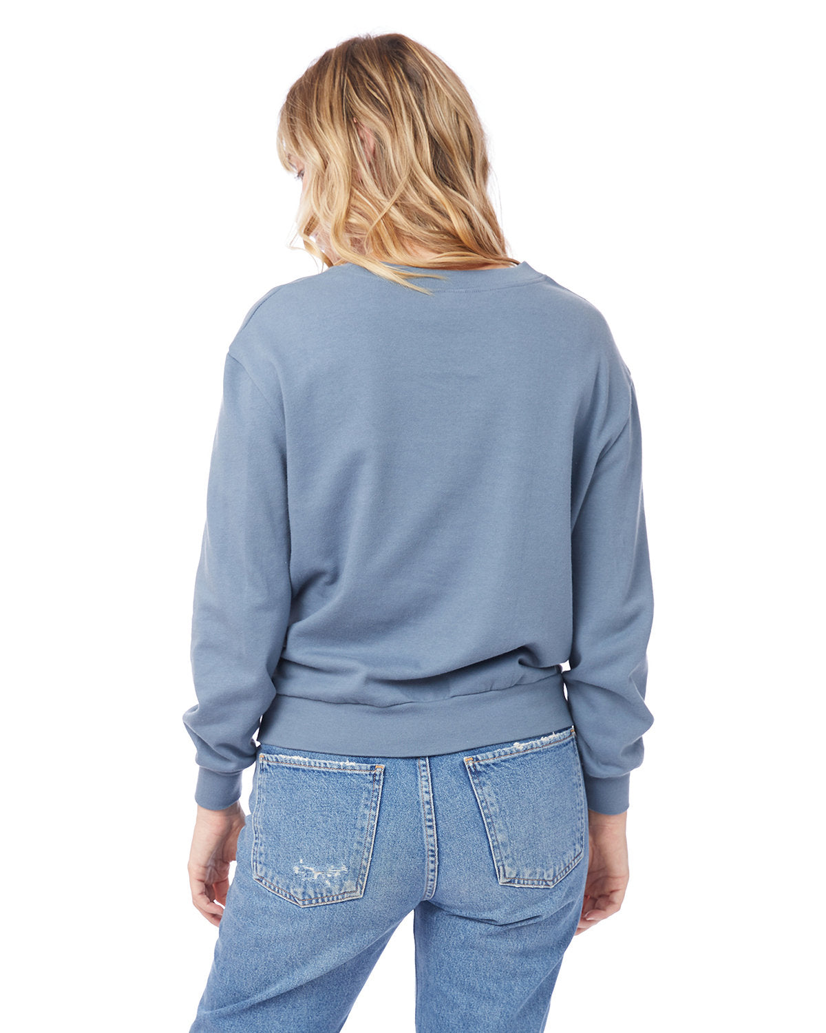 Alternative Ladies' Washed Terry Throwback Pullover Sweatshirt 9903ZT