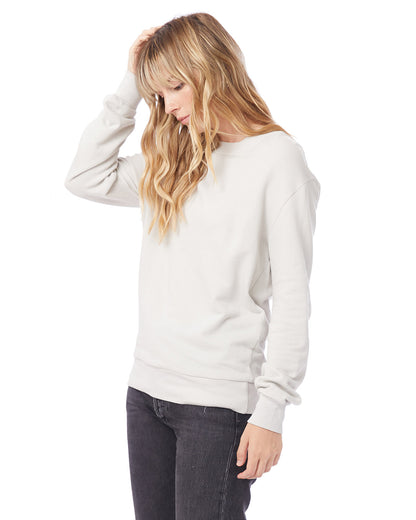 Alternative Ladies' Washed Terry Throwback Pullover Sweatshirt 9903ZT