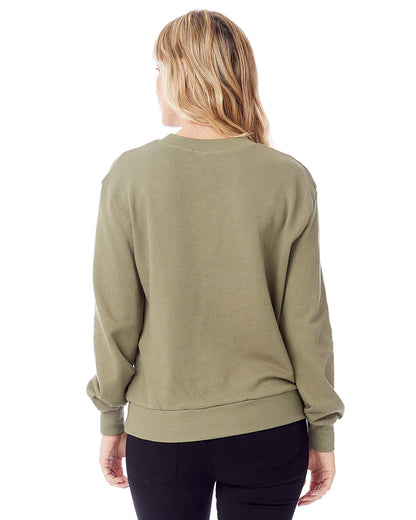 Alternative Ladies' Washed Terry Throwback Pullover Sweatshirt 9903ZT