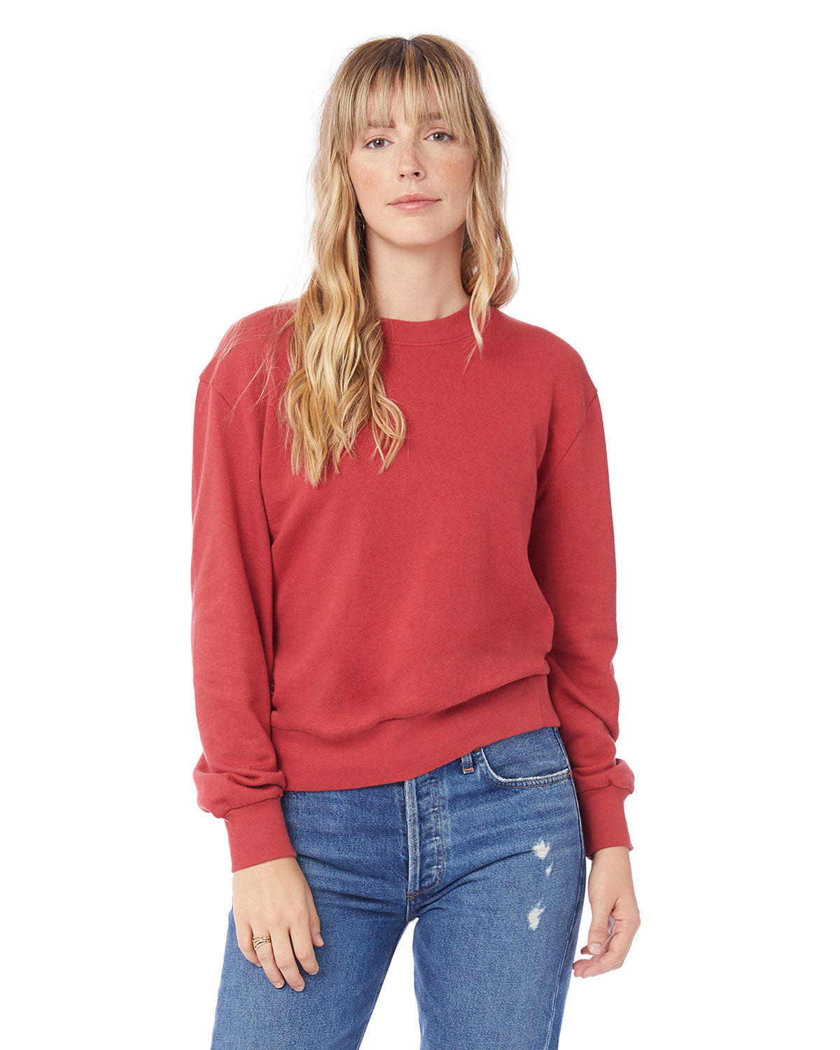 Alternative Ladies' Washed Terry Throwback Pullover Sweatshirt 9903ZT