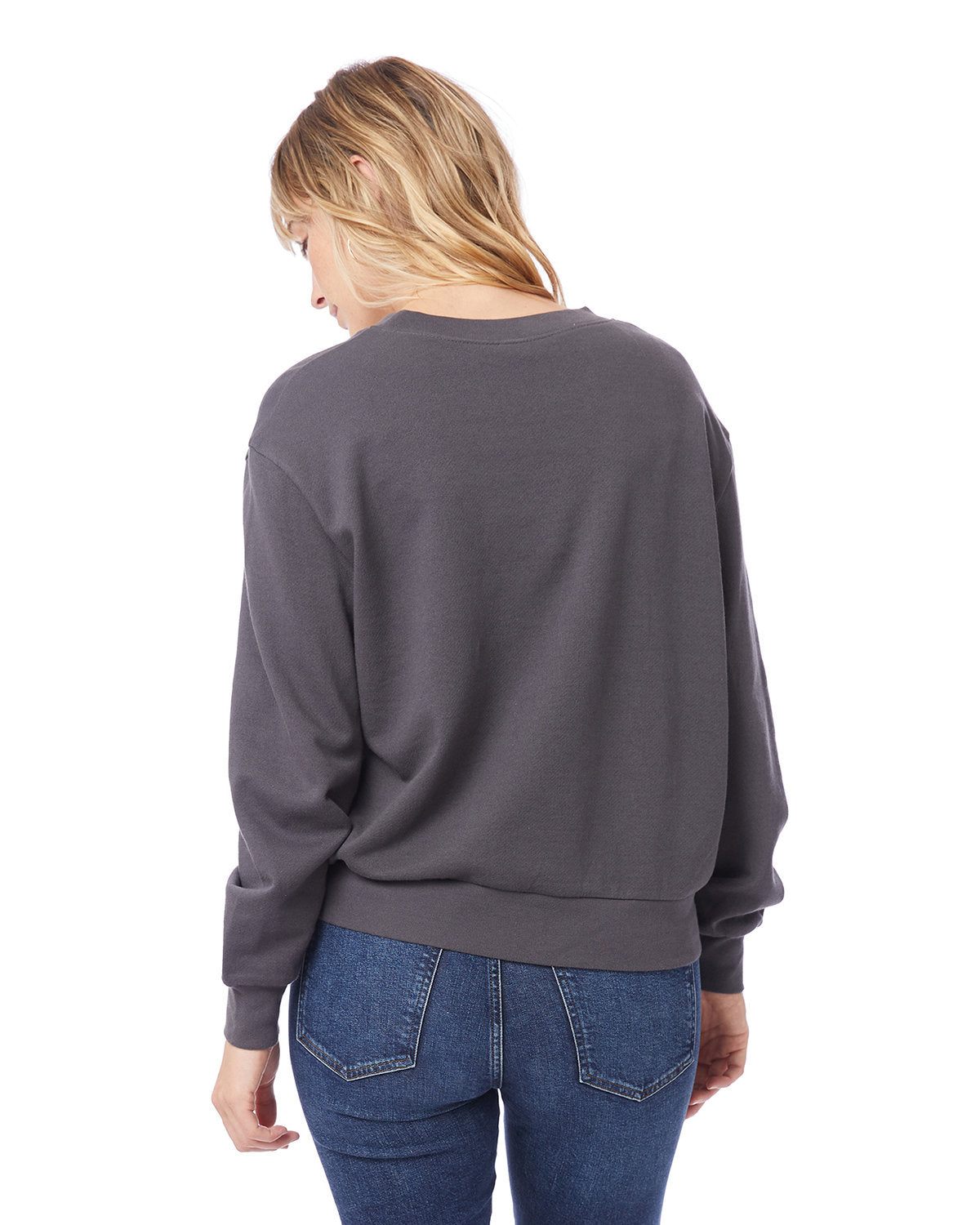 Alternative Ladies' Washed Terry Throwback Pullover Sweatshirt 9903ZT