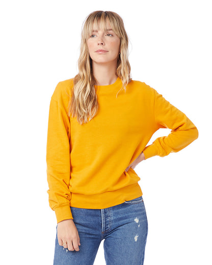 Alternative Ladies' Washed Terry Throwback Pullover Sweatshirt 9903ZT