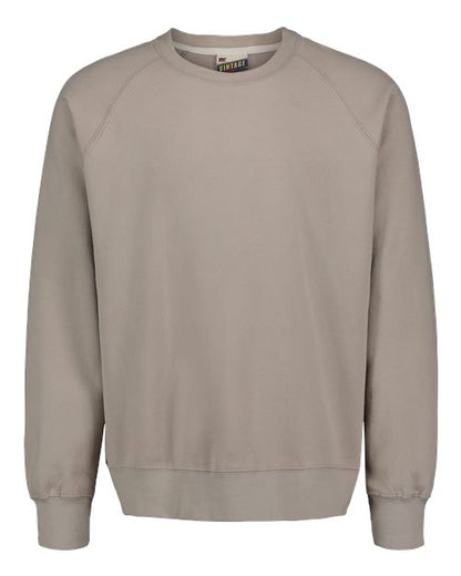 MV Sport Vintage Fleece Raglan Crewneck Sweatshirt 17116