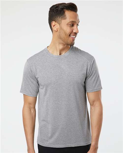 Custom Embroidered  Paragon Islander Performance T-Shirt 200 Heather Grey