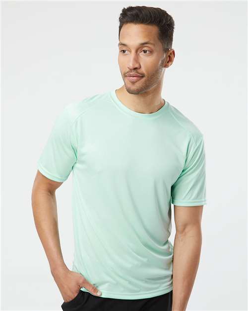 Custom Embroidered  Paragon Islander Performance T-Shirt 200 Mint Green