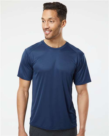 Custom Embroidered  Paragon Islander Performance T-Shirt 200 Navy