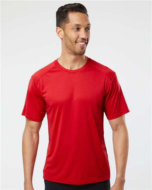 Custom Embroidered  Paragon Islander Performance T-Shirt 200 Red