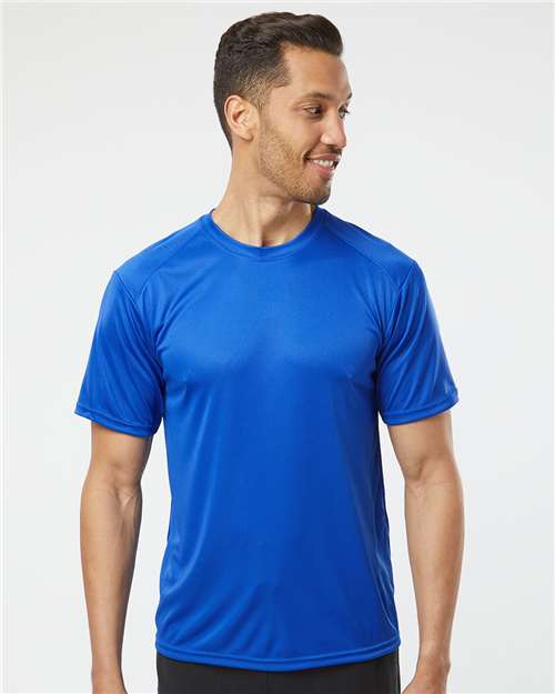 Custom Embroidered  Paragon Islander Performance T-Shirt 200 Royal