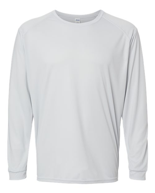 Paragon Long Islander Performance Long Sleeve T-Shirt 210 Aluminum