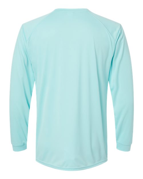Paragon Long Islander Performance Long Sleeve T-Shirt 210 Aqua Blue