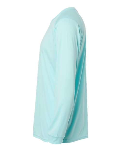 Paragon Long Islander Performance Long Sleeve T-Shirt 210 Aqua Blue