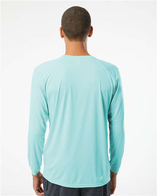 Paragon Long Islander Performance Long Sleeve T-Shirt 210 Aqua Blue