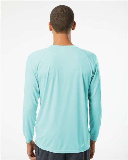 Paragon Long Islander Performance Long Sleeve T-Shirt 210 Aqua Blue