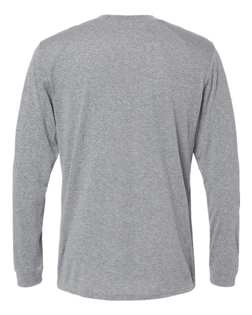 Paragon Long Islander Performance Long Sleeve T-Shirt 210 Heather Grey