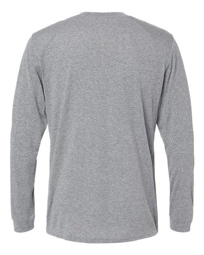Paragon Long Islander Performance Long Sleeve T-Shirt 210 Heather Grey