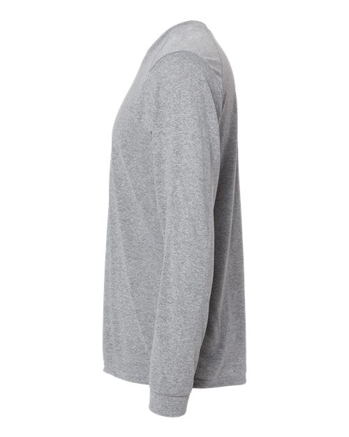 Paragon Long Islander Performance Long Sleeve T-Shirt 210 Heather Grey