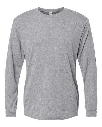 Paragon Long Islander Performance Long Sleeve T-Shirt 210 Heather Grey