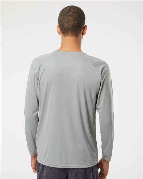 Paragon Long Islander Performance Long Sleeve T-Shirt 210 Medium Grey