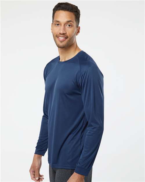 Paragon Long Islander Performance Long Sleeve T-Shirt 210 Navy