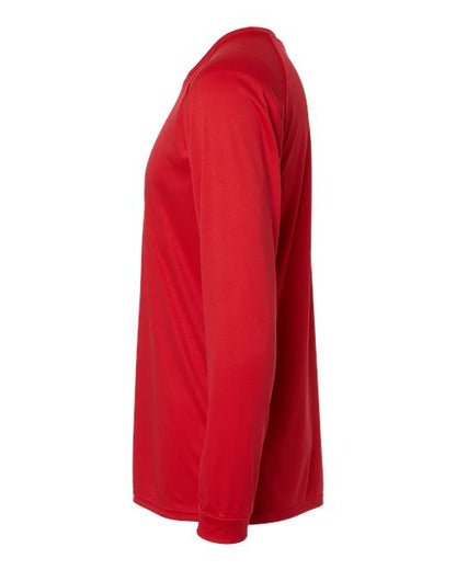 Paragon Long Islander Performance Long Sleeve T-Shirt 210 Red