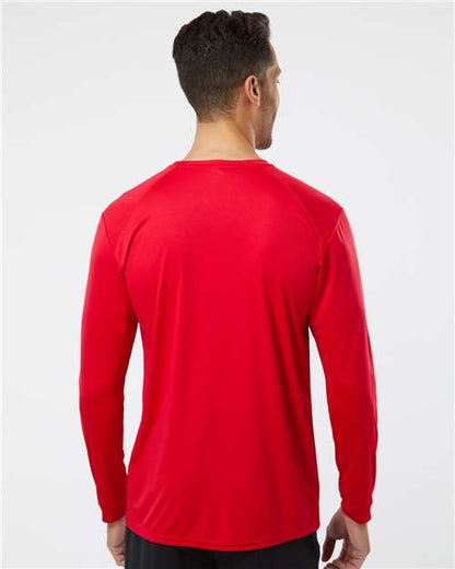 Paragon Long Islander Performance Long Sleeve T-Shirt 210 Red