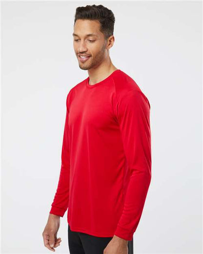 Paragon Long Islander Performance Long Sleeve T-Shirt 210 Red