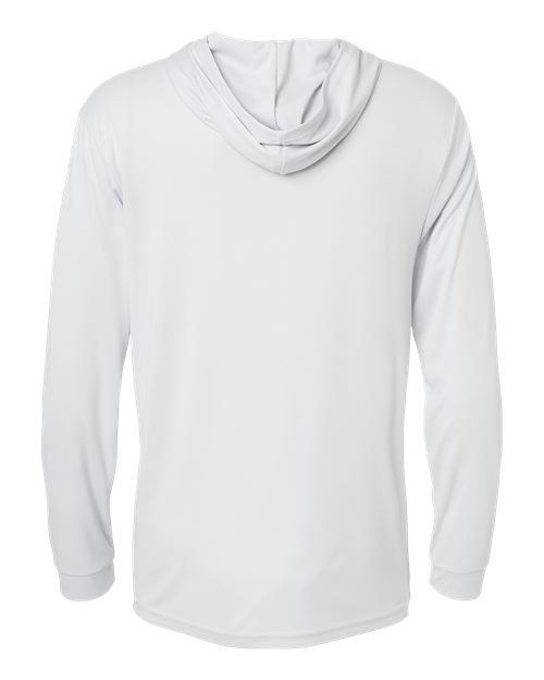 Paragon Bahama Performance Hooded Long Sleeve T-Shirt 220 Aluminum