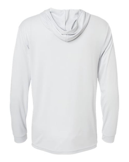 Paragon Bahama Performance Hooded Long Sleeve T-Shirt 220 Aluminum