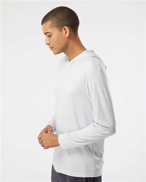 Paragon Bahama Performance Hooded Long Sleeve T-Shirt 220 Aluminum
