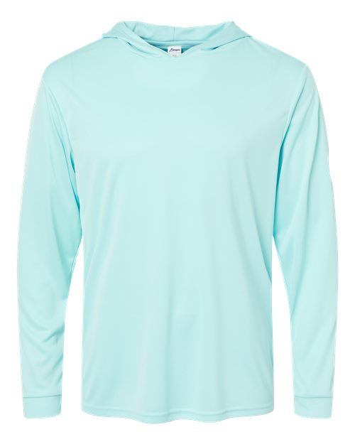 Paragon Bahama Performance Hooded Long Sleeve T-Shirt 220 Aqua Blue