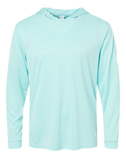 Paragon Bahama Performance Hooded Long Sleeve T-Shirt 220 Aqua Blue