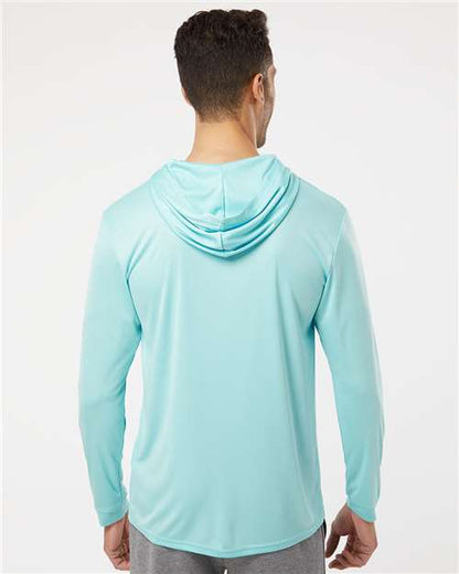 Paragon Bahama Performance Hooded Long Sleeve T-Shirt 220 Aqua Blue