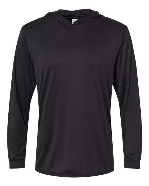 Paragon Bahama Performance Hooded Long Sleeve T-Shirt 220 Black