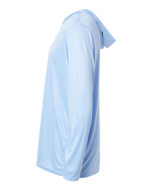 Paragon Bahama Performance Hooded Long Sleeve T-Shirt 220 Blue Mist