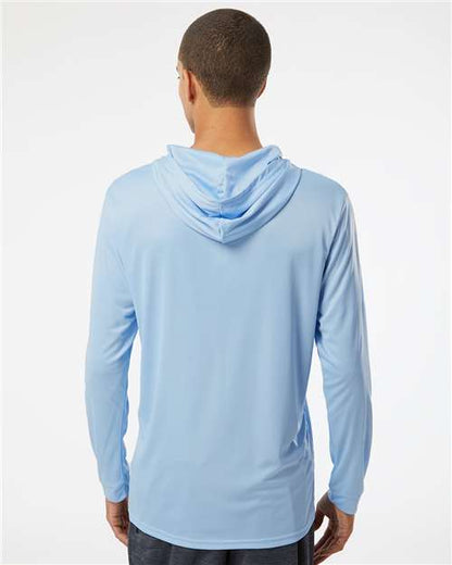 Paragon Bahama Performance Hooded Long Sleeve T-Shirt 220 Blue Mist
