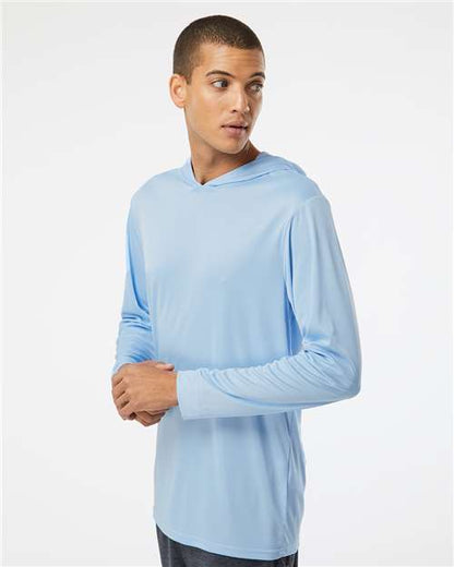Paragon Bahama Performance Hooded Long Sleeve T-Shirt 220 Blue Mist