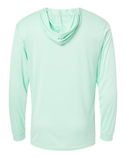 Paragon Bahama Performance Hooded Long Sleeve T-Shirt 220 Mint Green