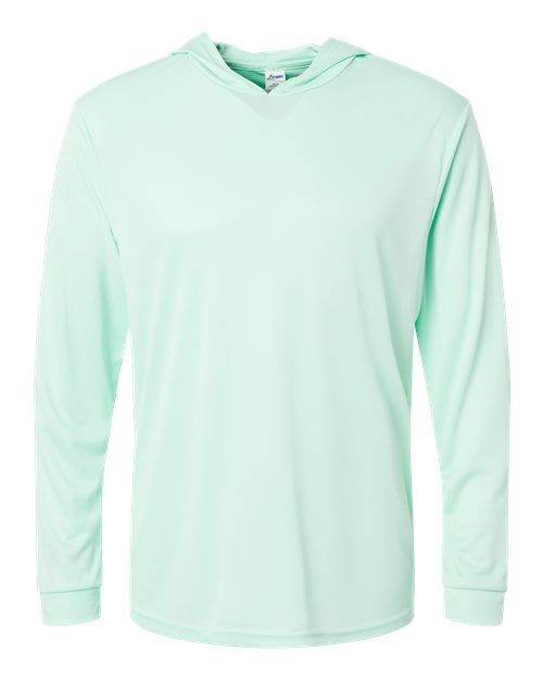 Paragon Bahama Performance Hooded Long Sleeve T-Shirt 220 Mint Green